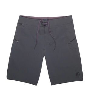 Bluesmiths Crafted Water Wear Spartan Board Shorts in Carbon Green.